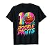 10 Double Digits Basketball Ice Cream Drip 10th Birthday Boy T-Shirt
