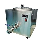 Yovtekc Commercial 14L Countertop Pasteurization Machine With Faucet/Gelato Ice Cream Mix Pasteurizer Equipment/Yogurt Cooling System Milk Fermentation Machine for Milk Juice Water 110V