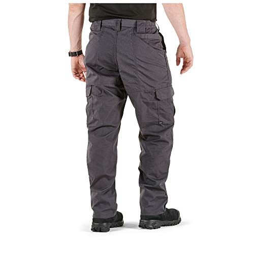 5.11 Tactical Men's Taclite Pro Lightweight Performance Pants, Cargo Pockets, Action Waistband, Charcoal, 38W X 30L, Style 74273 #TOP2