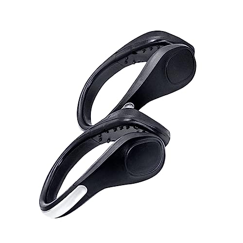 balacoo 2 Pack Night Running Safety Lights Clip-on Led Shoe Lights for Runners Weatherproof Easy to Attach Red/Blue