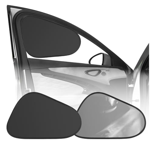 2PCS 18.9 * 13.86" Car Window Shades,Static Mounted Car Sun