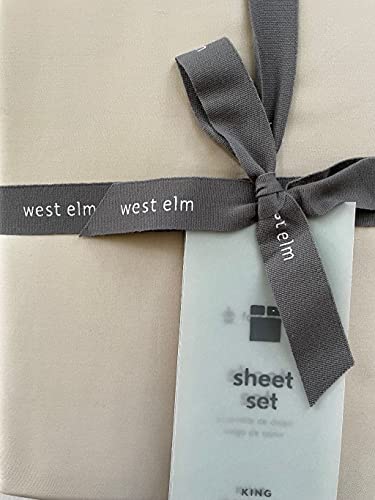 West Elm Tencel Sheet Set ~King~*Sand*~