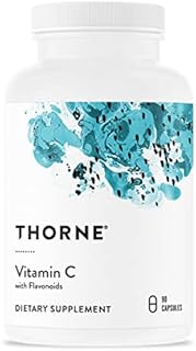 Thorne Vitamin C - Blend of Vitamin C and Citrus Bioflavonoids from Oranges - Support Immune System, Production of Cellular Energy, Collagen Production and Healthy Tissue - Gluten-Free - 90 Capsules