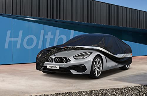 Image of 10 Layers Car Cover Waterproof All Weather for Coupe Hatchback,100% Waterproof Outdoor Car Covers Custom Fit for Audi TT, BMW Z4, Crossfire,Toyota 86, VW Golf, Ford Focus,etc
