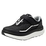Picture of Alegria Women's Breez Wider Fit Athletic Walking Tennis Shoes Black 8-8.5 M US