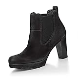 paul green stiefelette schwarz 39 Paul Green 9683 Damen, Frauen Stiefeletten,Chelsea Boots,Plateau-Stiefelette,Stiefel,Halbstiefel,Bootie,Schlupfstiefel,hoch,BLACK (Schwarz)