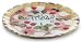 Produktbild Bassano Ausgefallene italienische Keramik, runder Pizzateller 32 cm
