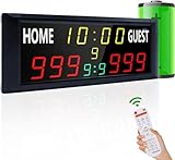 YZ Grande tabellone segnapunti elettronico con telecomando, tabellone segnapunti digitale ...