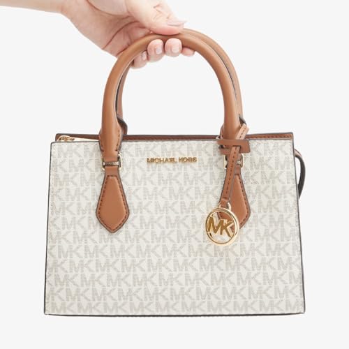 Image of Michael Kors Sheila Non-Leather Vegan Satchel