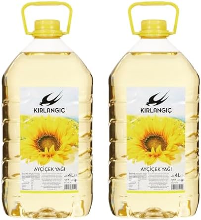 Kırlangıç Ayçiçek Yağı, 4 Litre, 2'li Set - Görsel 1