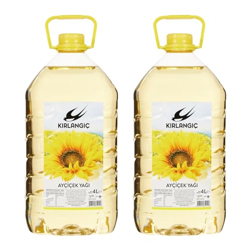 Kırlangıç Ayçiçek Yağı, 4 Litre, 2'li Set