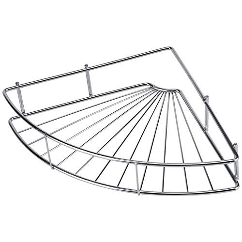 Stainless Steel Shower Shampoo Soap Shelf Storage Organizer With Vacuum Suction Cup Kitchen Bathroom Accessories #TOP4