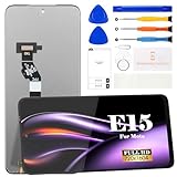 SRJTEK Écran LCD de rechange pour Motorola Moto E15 XT2523 6 XT2523 8 Écran tactile Digitizer Assemblée Kits de réparation (Noir)