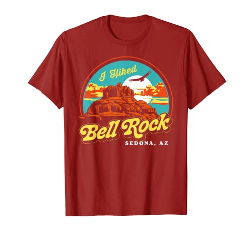 Caminé Bell Rock Retro Sedona Arizona Vintage Senderismo 80s Camiseta