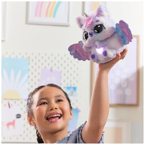 Hatchimals Alive Mystery Ei Pufficorn - magisches selbstschlüpfendes Ei ca. 25 cm groß mit interaktivem Überraschungs-Plüschtier, für Kinder ab 5 Jahren