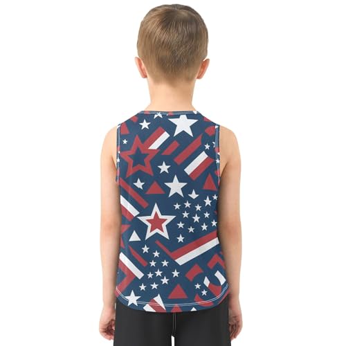 Tank Top for Boys Quick Dry Kids Casual Stylish Sleeveless Shirt Lightweight Summer Sportswear Outdoor Play Outfit3