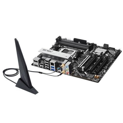 Scheda madre B650EM MAX Gaming WiFi AMD B650 mATX, DDR5, PCIe 5.0 Ready, 3X slot M.2, WiFi6, Ethernet da 1 GB, DisplayPort, HDMI, porte USB posteriori da 10 Gbps Type-A e Type-C, Flashback BIOS - Scheda madre - Immagine 6