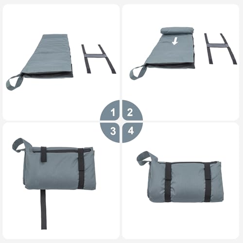 MorNon 105 X 63cm Hundedecke für Unterwegs Hundematte Outdoor Waschbar Hundematte für Reise Camping Komfort und Weiches Hundebett