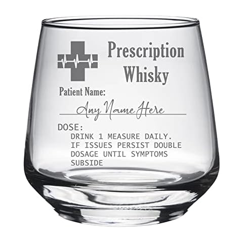 Personalised Engraved Whisky Tumbler Glass Cover