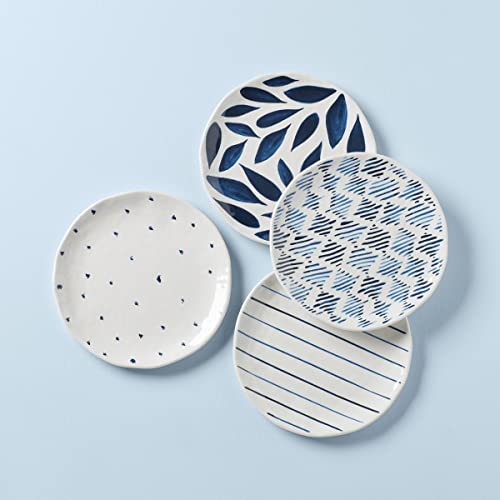 Lenox Blue Bay Melamine Assorted Accent Plates, Set Of 4, 1.90 Lb, 0 #TOP1