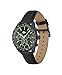 Lacoste Boston Men's Chronograph Watch, Leather Wristband, Water Resistant up to 5 ATM/50 Meters, Classic Watch for Men, 42mm