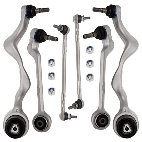 AUQDD 6Pc Suspension Kits (E82 E88 E90 E92 E93) K620127 K620128 K620129 K620130 K750002 K750003 Front Lower Control Arm and Ball Joint Fit For 08-13 BM-W 128i 135i,06-11 323i,07-13 328i 335i