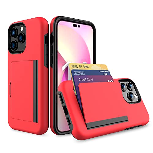 Funda para iPhone 14 Pro MAX, Funda Luhuanx Compatible con 14 Pro MAX Funda 5G, Funda para teléfono 14 Pro MAX en 6,7 Pulgadas (Rojo) Cover