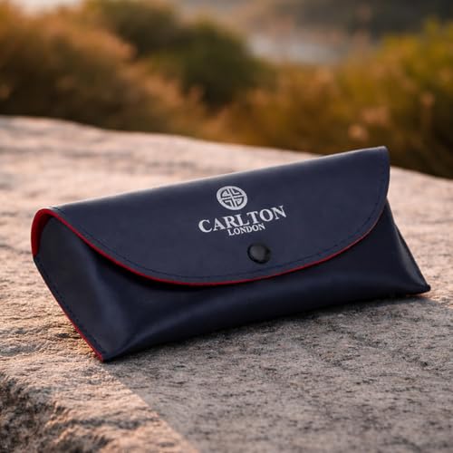 Image of Carlton London Gold Toned with UV Protected Lens Rectangle Sunglass