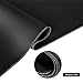 TIASUSAN Large Board Game Mat(Black, 3.5'x5.5'), Anti-Slip, Noise-Reducing Table Cover for Board Games, Poker, Mahjong, Dominoes, Dice and Card Games