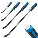 SHALL 4-Piece Pry Bar Set, 8', 12', 18' and 24' Heavy...