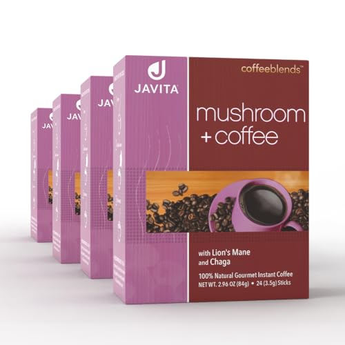 Mushroom + Coffee, Javita Immune & Defend Blend of Chaga,