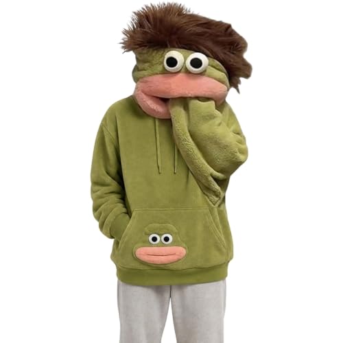 Big Mouth Monster Hoodies Funny Oversized Hoodie for Women