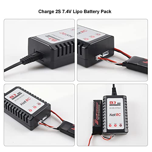 Soshine Smart Airsoft Lipo Battery Charger,2S 3S Cells 10W Balance Lipo Charger For 7.4V 11.1V Airsoft Gun Battery #TOP4