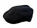 Flat Cap for Men Made in Ireland Irish Hat Flat Cap 100% Irish Wool Black S