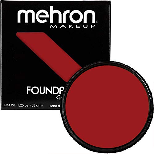 Mehron Makeup Foundation Greasepaint (1.25 oz) (RED)