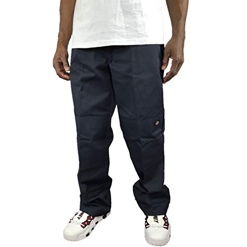 [ディッキーズ] ダブルニー パンツ 紺色 ネイビー ボトムス メンズ 大きい dkp38 (３８インチ)