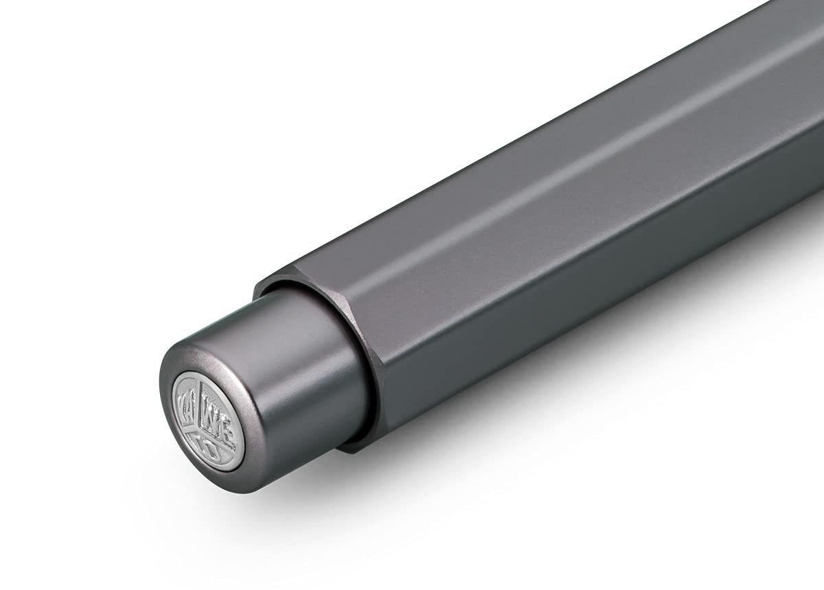 Kaweco AL Sport Portamine 0,7 mm HB I 12 g Portamine in alluminio di alta qualit?, portamine a pressione lucido 10,5 cm, matita a pressione ricaricabile, antracite