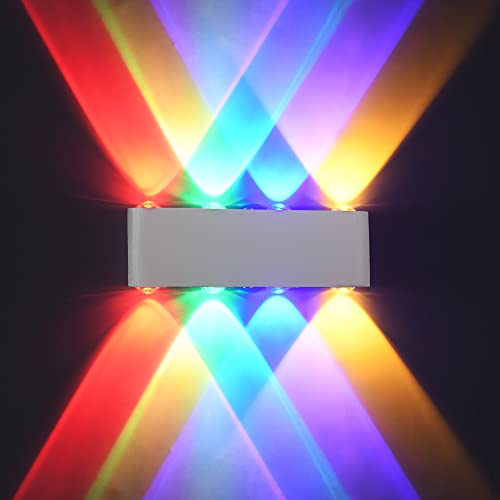Image of 8 Way Multicolour Updown R /G /B-Multicolour Led Outdoor Elevation Light