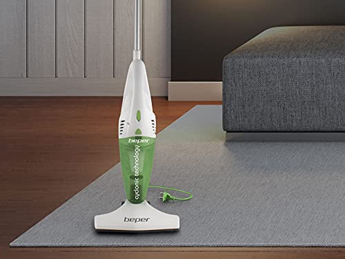 Beper 50.451 Scopa Elettrica, Aspirapolvere Con Filo, Aspirabriciole Senza Sacco Con Tecnologia Ciclonica E Filtro Hepa, Rosso - 9