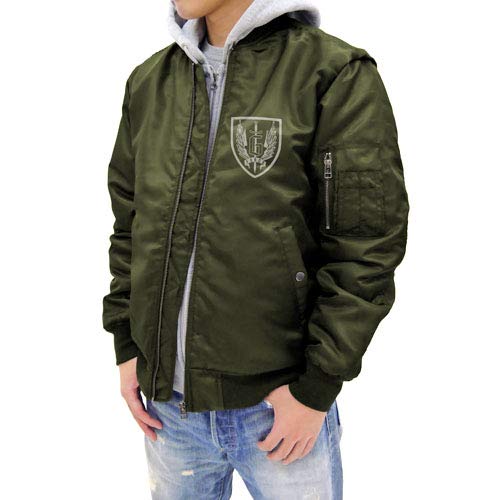 Amazon.co.jp: ゴジラ シリーズ Gフォース MA-1 ジャケット モス S