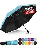 Yoobure Windproof Travel Umbrella - Automatic Umbrellas for Rain, Compact Folding Umbrella with UV Protection...