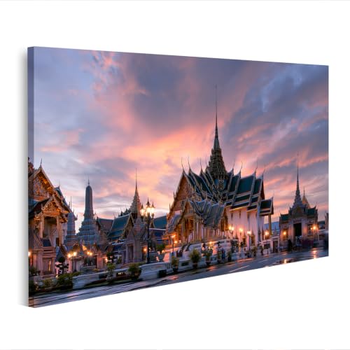 Tableau sur toile palais crépuscule islandburner pour habiller un mur vide
