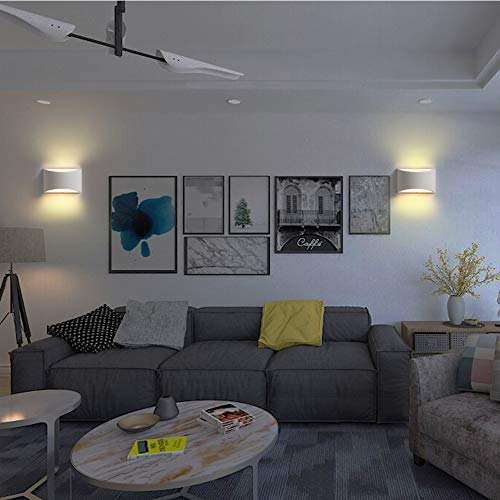 Trlife Led Wall Sconces Set Of 2, Modern Wall Sconce 9W 3000K Warm White Wall Sconce Lighting For Bedroom Hallway Stairway Bathroom Hotel (2 Pack, Bulbs Included) #TOP6