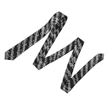 iplusmile Corbata con patrón de piano y notas musicales en poliéster negro, para fiestas y reuniones de negocios, diseñada para amantes de la música y hombres