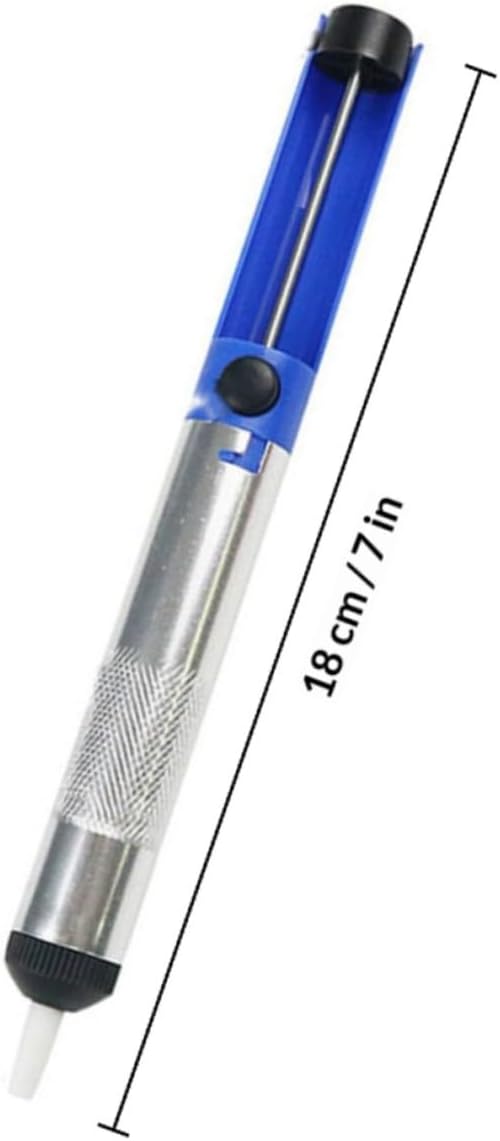 WOONEKY 4pcs Manual Desoldering Pump Solder Removal Tool Soldering Removal Sucker with Non-slip Handle for Electronics Repair and Welding Maintenance
