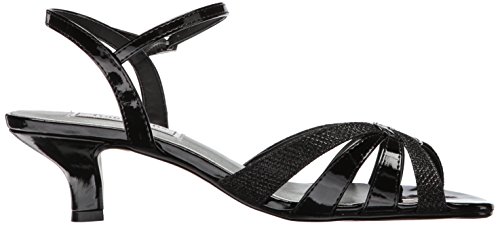 Touch Ups Women's Jane Heeled Sandal, Black, 9 Wide #TOP5