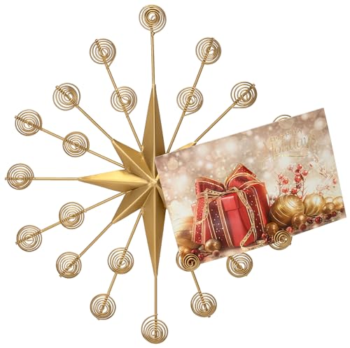 Red Co. 15” Decorative Metal Northern Star Wall Display Christmas