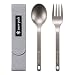 Snow Peak Titanium Fork & Spoon Set