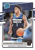 2020-21 Panini Donruss Basketball #201 Anthony Edwards Rookie Card - Rated Rookie
