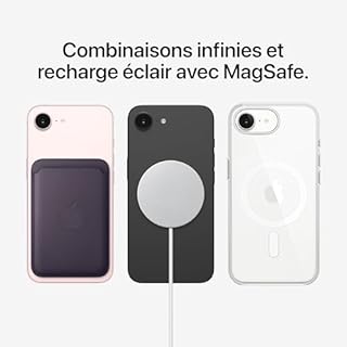 Apple iPhone 17e 256 Go : Écran Super Retina XDR 6,1 Pouces, Puce A19, Autonomie d’Une journée, Caméra Fusion 48 MP ; Noir